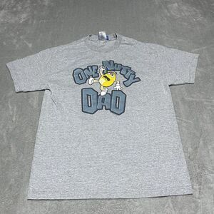 Y2k M&ms‎ Shirt Mens Large Gray One Nutty DadShort Sleeve Dad Joke 2006
